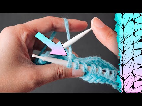 Видео: БЕЗ ОТВЕРСТИЙ! ИДЕАЛЬНЫЕ Укороченные ряды - немецкий способ. Вязание спицами для начинающих
