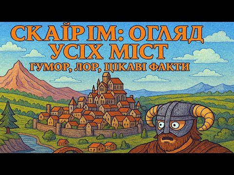 Видео: Скайрім: Огляд УСІХ міст | Гумор, Лор, Цікаві факти
