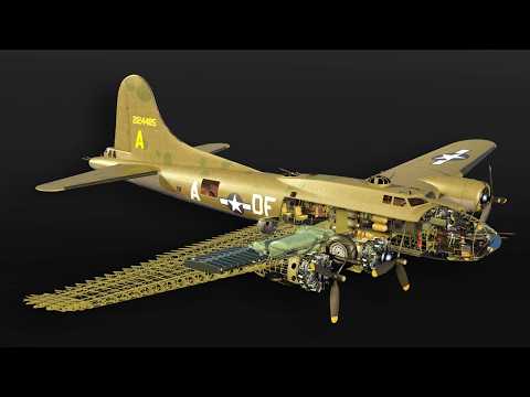 Видео: Внутри B-17F «Летающая крепость»