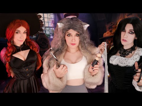 Видео: АСМР СПА 🔥✨[Косметолог, Парикмахер, Портной] 👻 ASMR Ghost Spa 🐺🧪 [Cosmetologist, Hairdresser]
