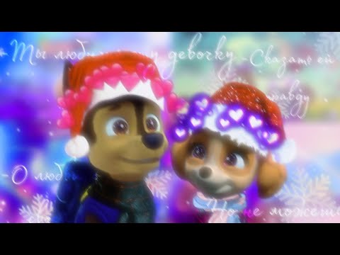Видео: 💗Гонщик и Скай💗(Ты любишь эту девочку)~Для 💖Adele💖[paw patrol]💗Chase x Skye💗