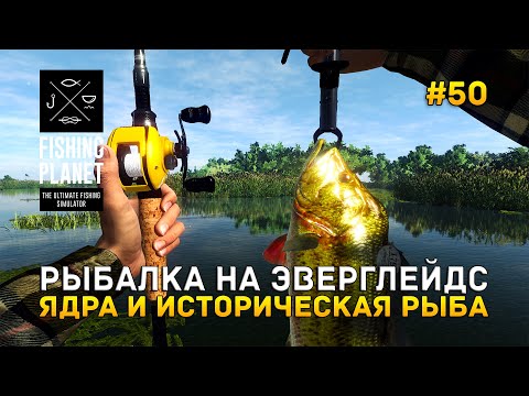 Видео: Рыбалка на Эверглейдс. Ядра и Историческая рыба - Fishing Planet #50