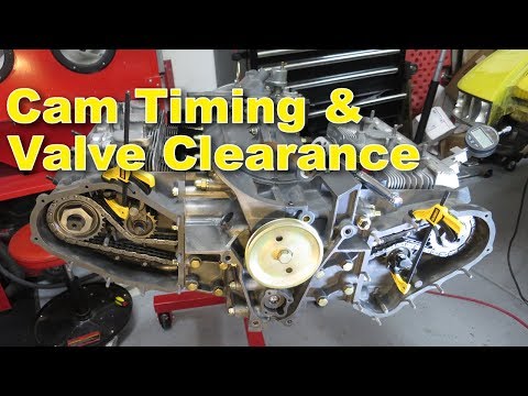 Видео: Ремонт двигателя. Часть 4: регулировка фаз газораспределения и зазоры клапанов. Porsche 911T 1969...