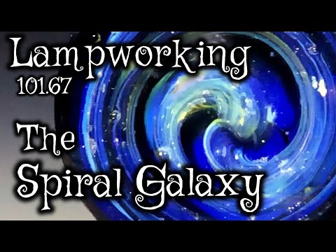 Видео: Лэмпворк / Флеймворк - 101.67 - Подвеска «Спиральная галактика-вихрь» - 104 демо