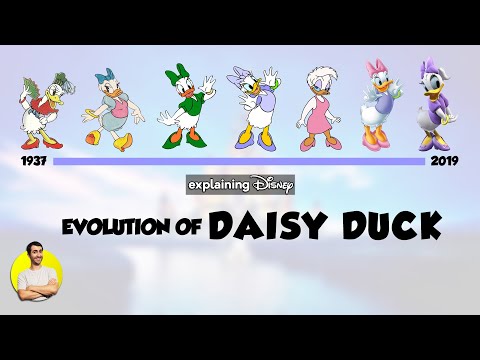 Видео: Эволюция Дэйзи Дак — 82 года объяснений | Эволюция мультфильмов