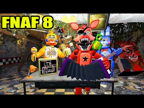 Видео: АНИМАТРОНИКИ ПУГАЮТ ОХРАННИКА FNAF 8 COOP ФНАФ ► Garry's Mod