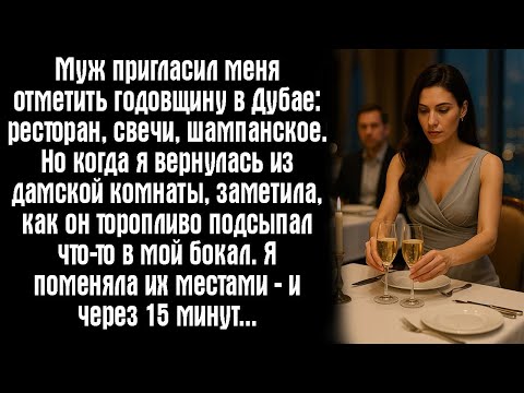 Видео: Муж пригласил меня в Дубай на годовщину — ресторан, свечи, шампанское. Но когда я пришла…