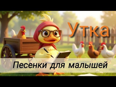 Видео: МУХА ТВ. 12 Утка. Детские песенки. Мультики