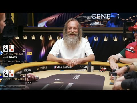 Видео: Дедушка выиграл 7 500 000$ обыграв лучших покеристов! Нарезка покерных раздач турнира!