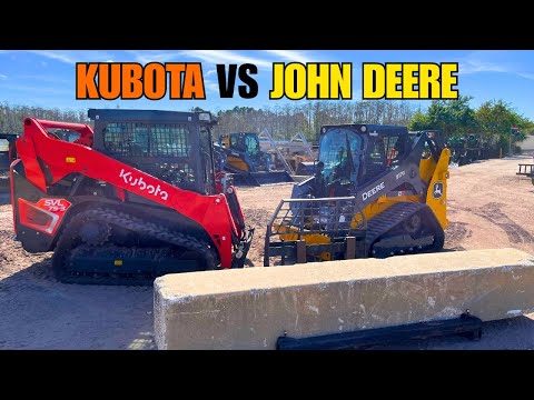 Видео: John Deere 317g против Kubota SVL 75-3 | С демонстрацией подъёма