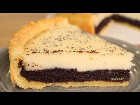 Видео: СЛИШКОМ ПРОСТО для ТАКОЙ ВКУСНЯТИНЫ! МАКОВЫЙ пирог с НЕЖНОЙ СМЕТАННОЙ начинкой | Оливьедка
