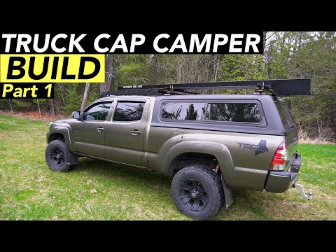 Видео: Сборка кемпера с кепкой для грузовика | Кепка (часть 1)