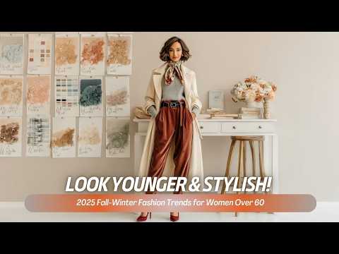 Видео: Выглядите моложе и стильнее! Модные тенденции осени-зимы 2025 для женщин старше 60 лет