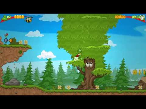 Видео: Superfrog walkthrouth part1/Superfrog прохождение часть1