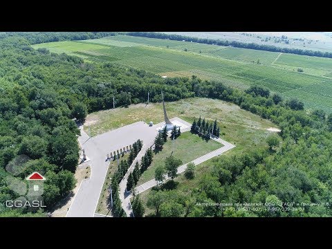 Видео: Аэросъемка места приземления Гагарина после первого полета (Энгельс, Саратовская область)