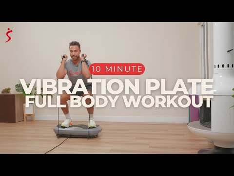 Видео: 10-минутная тренировка на виброплатформе для всего тела | Быстро приведите в тонус каждую мышцу