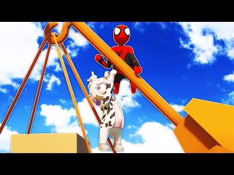 Видео: ПОРА ПОКОРЯТЬ ГОРЫ АЦТЕКОВ с МОЛЧАЛИВЫМ ДРУГОМ В HUMAN FALL FLAT пластилиновые Втубер Володя