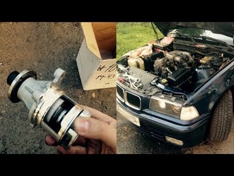 Видео: Замена помпы BMW e36 м43.Water Pump Replace m43/м40/м42/м44/м50/м52/м54