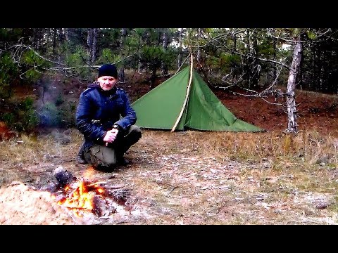 Видео: Обогрев палатки дедовским способом №3 Tent heating in the old-fashioned way #3