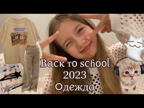 Видео: BACK TO SCHOOL 2023 ОДЕЖДА 🧅🩶 / Y2K одежда / Эстетичные вещи в школу 📎 #backtoschool #y2k
