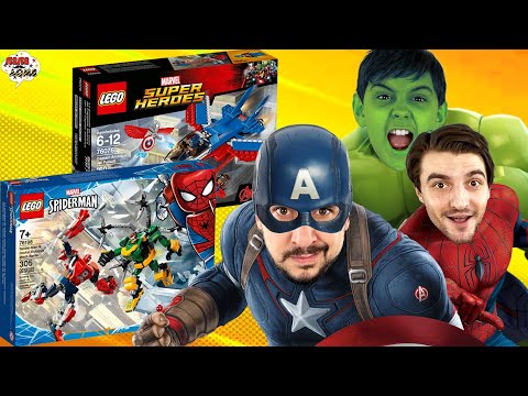 Видео: ПАПА РОБ И ЯРИК И ПАПА БОБ: LEGO MARVEL: ЧЕЛОВЕК-ПАУК И КАПИТАН АМЕРИКА! ЛЕГО СУПЕРГЕРОИ!