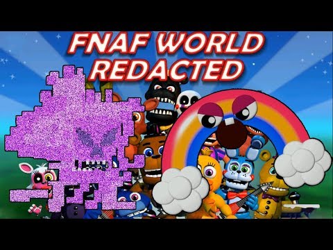 Видео: FNaF World Redacted Победа Над РАДУГОЙ и ФИНАЛЬНЫМ Боссом!!!