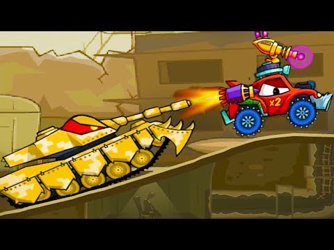 Видео: Car Eats Car 2 Машина ест машину #50 Хищные машины с Кидом на МК