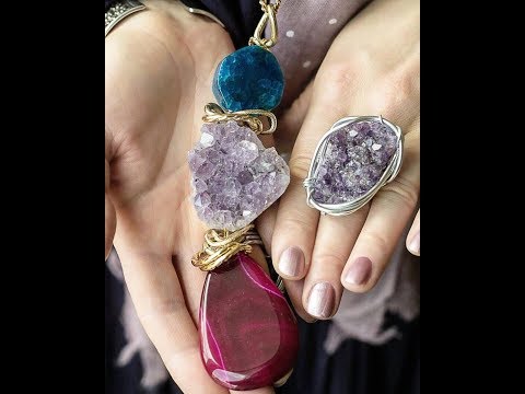 Видео: Как сделать кулон из проволоки.  how to make a pendant