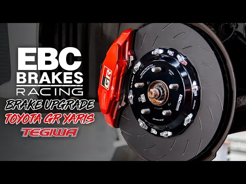 Видео: Руководство по установке двухкомпонентных плавающих дисков и колодок RP-X для Toyota GR Yaris EBC...