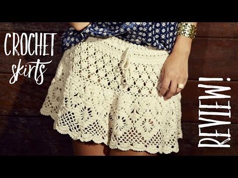 Видео: Вяжем юбки крючком / ОБЗОР / Crochet Skirts Review