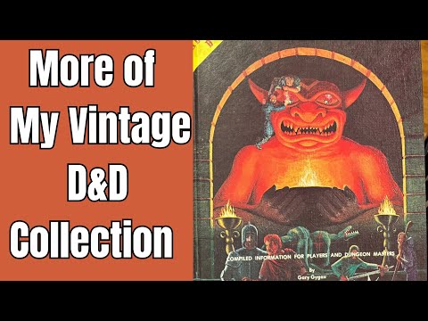 Видео: Ещё несколько предметов из моей винтажной коллекции D&D.