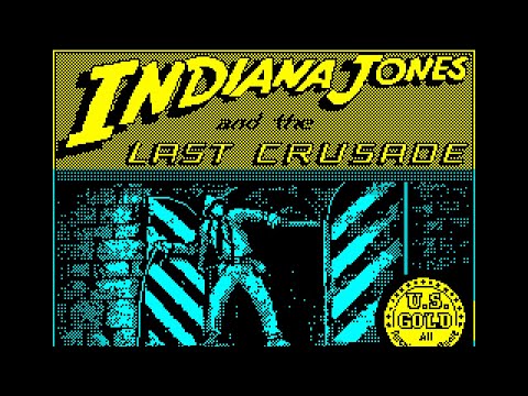 Видео: Indiana Jones and the Last Crusade. ZX Spectrum. Прохождение