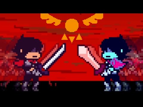 Видео: Бой против Криса + Ральсея + Сьюзи... DELTARUNE Fangame