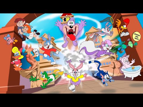 Видео: Tiny Toon Adventures (Тини Тун) Полное прохождение на русском [NES / Денди]