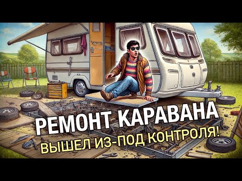 Видео: Планировал быстрый ремонт каравана, но разобрал весь пол!