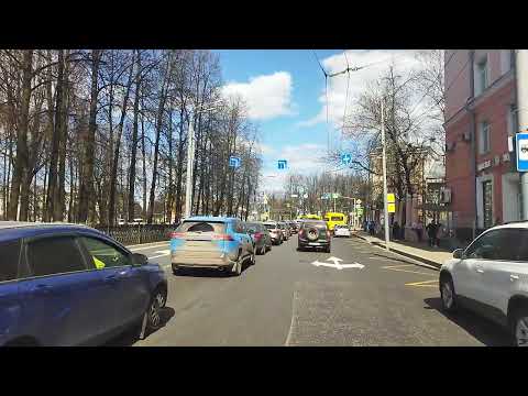 Видео: Троллейбус, 4-й маршрут (целиком). Ярославль. Вид из кабины.