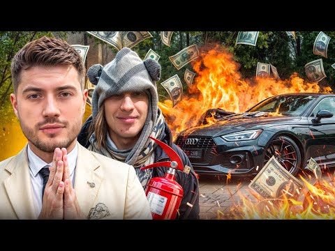 Видео: СОЖГЛИ МАШИНУ ЗА 6.000.000₽ С ПЛОХИМ ПАРНЕМ😱