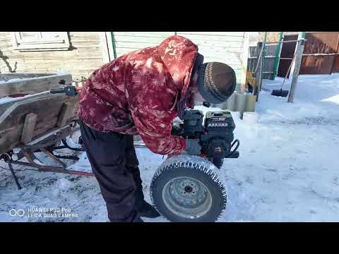 Видео: Заводим Мотоблок Патриот в МИНУС -25!