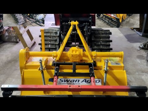 Видео: как я YANMAR CT 122 с индийской почвофрезой (поженил) ,навесил каток и отремонтировал автогоризонт.