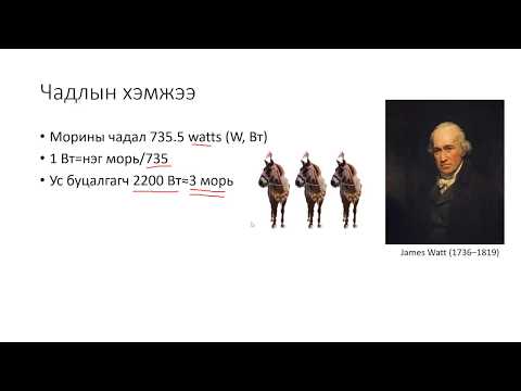Видео: 1-5: Цахилгаан чадал (Electric Power)