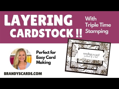 Видео: 🔴 Тройная маркировка: почему эта техника идеальна для простого создания открыток