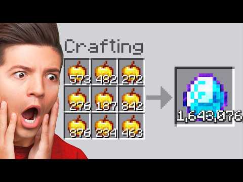 Видео: Minecraft, но крафты случайны…