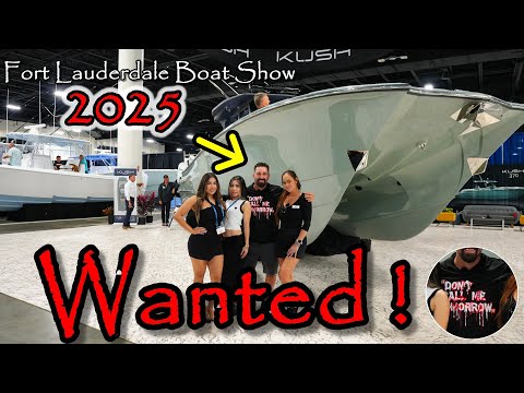Видео: Настоящий зверь среди лодок! На выставке лодок в Форт-Лодердейле представлен корпус №1 (катамаран...