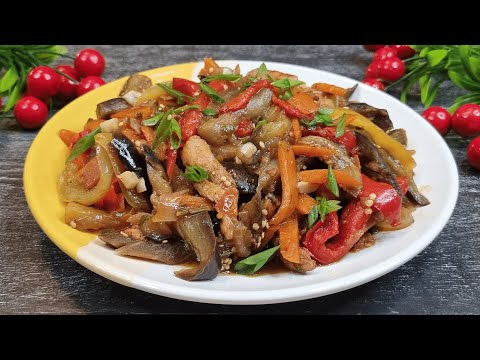 Видео: Куриное филе или индейка с овощами, в соевом соусе с чесноком и зеленью. Не успеваю готовить...