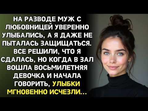 Видео: Муж насмехался надо мной весь суд. Пока судья не сказал: Последний свидетель. Его лицо побелело.