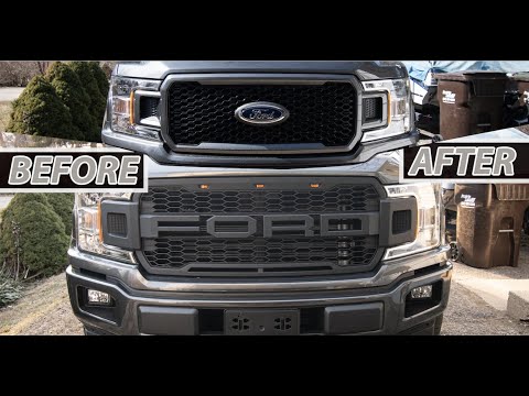 Видео: Как установить решетку радиатора Ford (Raptor Style Grill) на F-150 2018-2020 годов