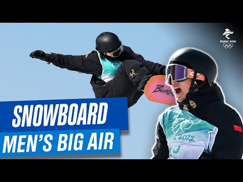Видео: 🏂 Су Имин выиграл олимпийское золото. Сноуборд,  биг-эйр | Пекин-2022