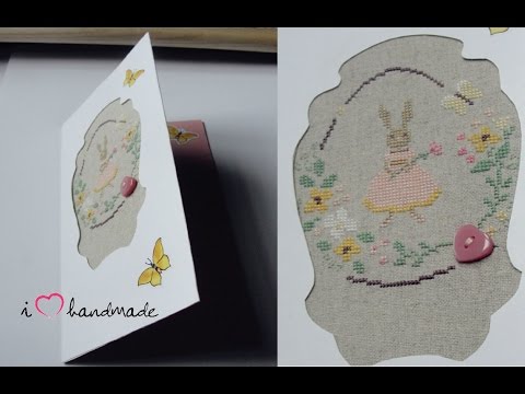 Видео: Вышивка крестом: Как сделать ОТКРЫТКУ под вышивку‽