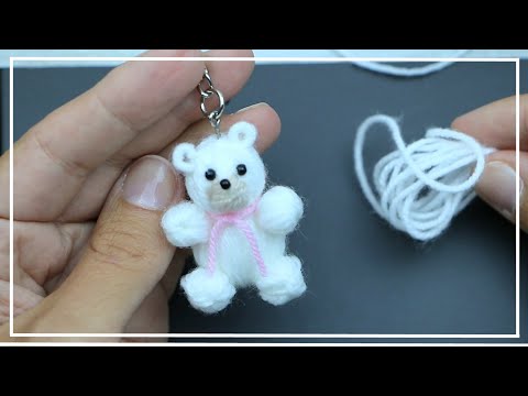Видео: 🐻 Это Самый Маленький Медвежонок, которого вы легко сможете сделать! Yarn Teddy Bear making DIY