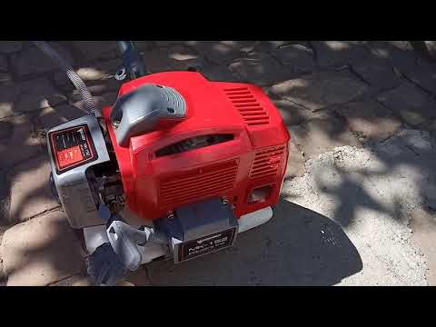 Видео: Коса бензомоторная  FORTE МК-152 Industry line. Как обкатать косу, коса в работе. Полный обзор косы.